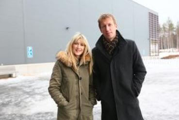 Rachel Potter with her husband, Graham Potter.